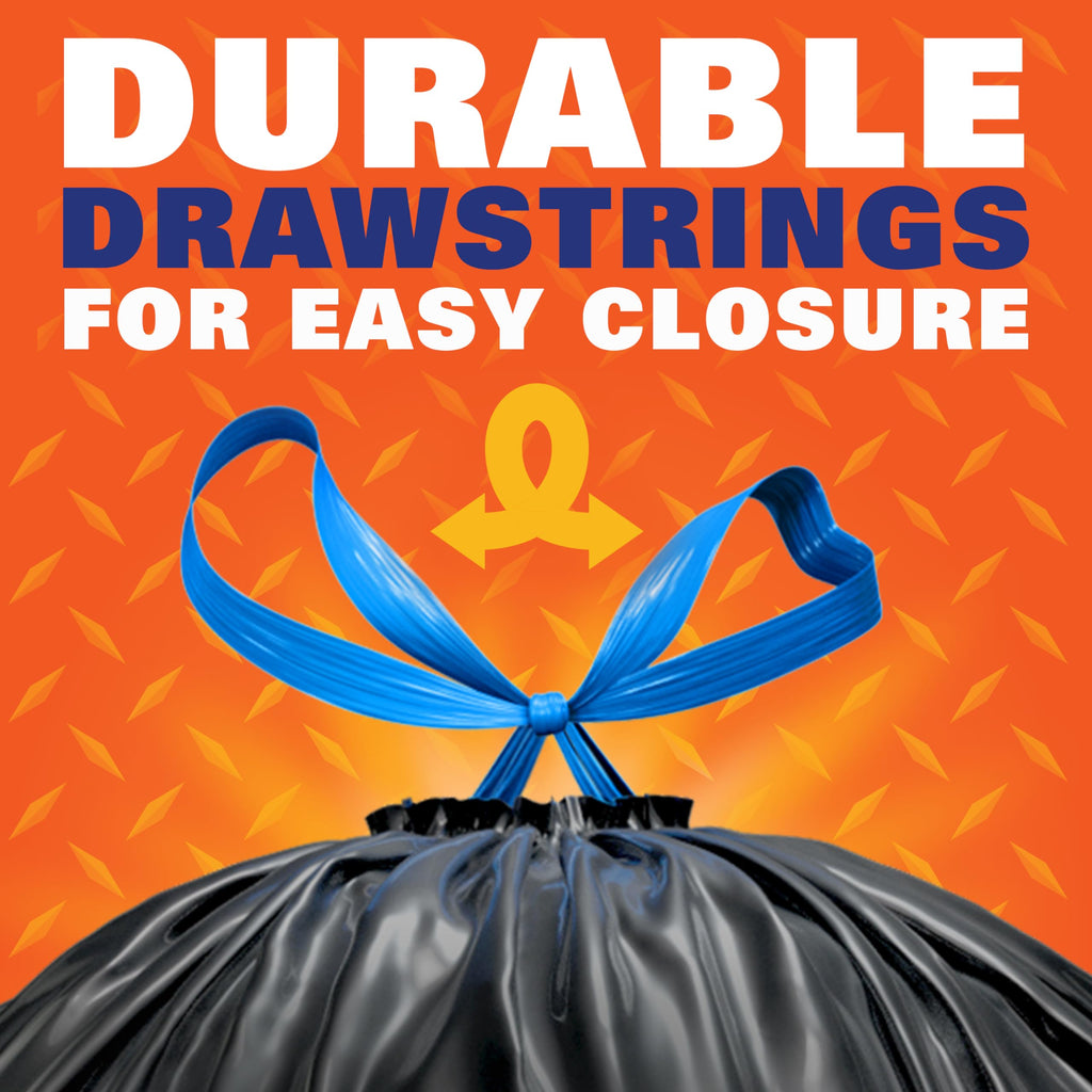 39 Gallon Black Heavy Duty Trash Bags Y231