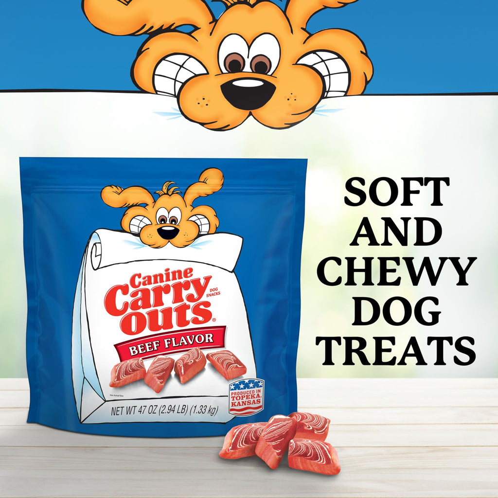 Beef Flavor Dog Treats 47 Ounce Bag M2339