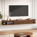 71" Solid Wood Floating TV Stand I280328