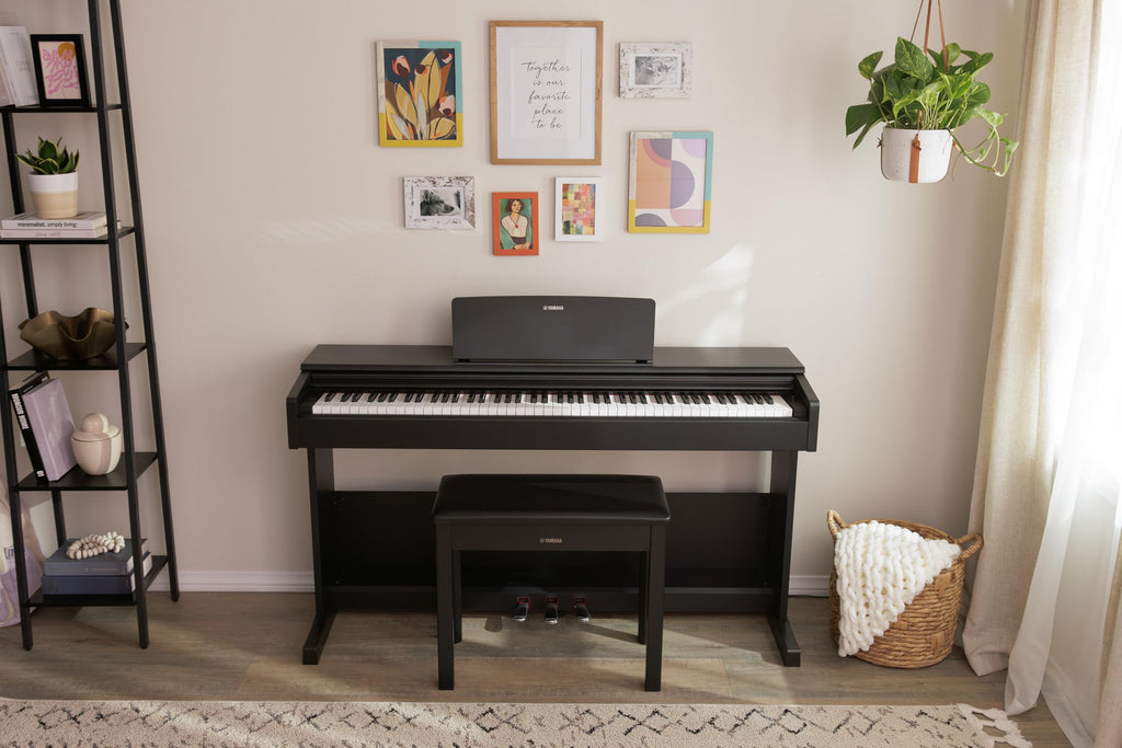 88-Key Weighted Action Upright Digital Piano with Bench J56255