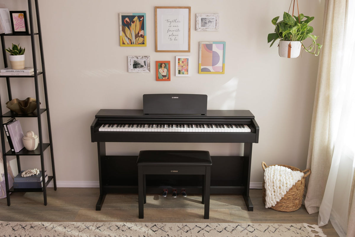 88-Key Weighted Action Upright Digital Piano with Bench J56255