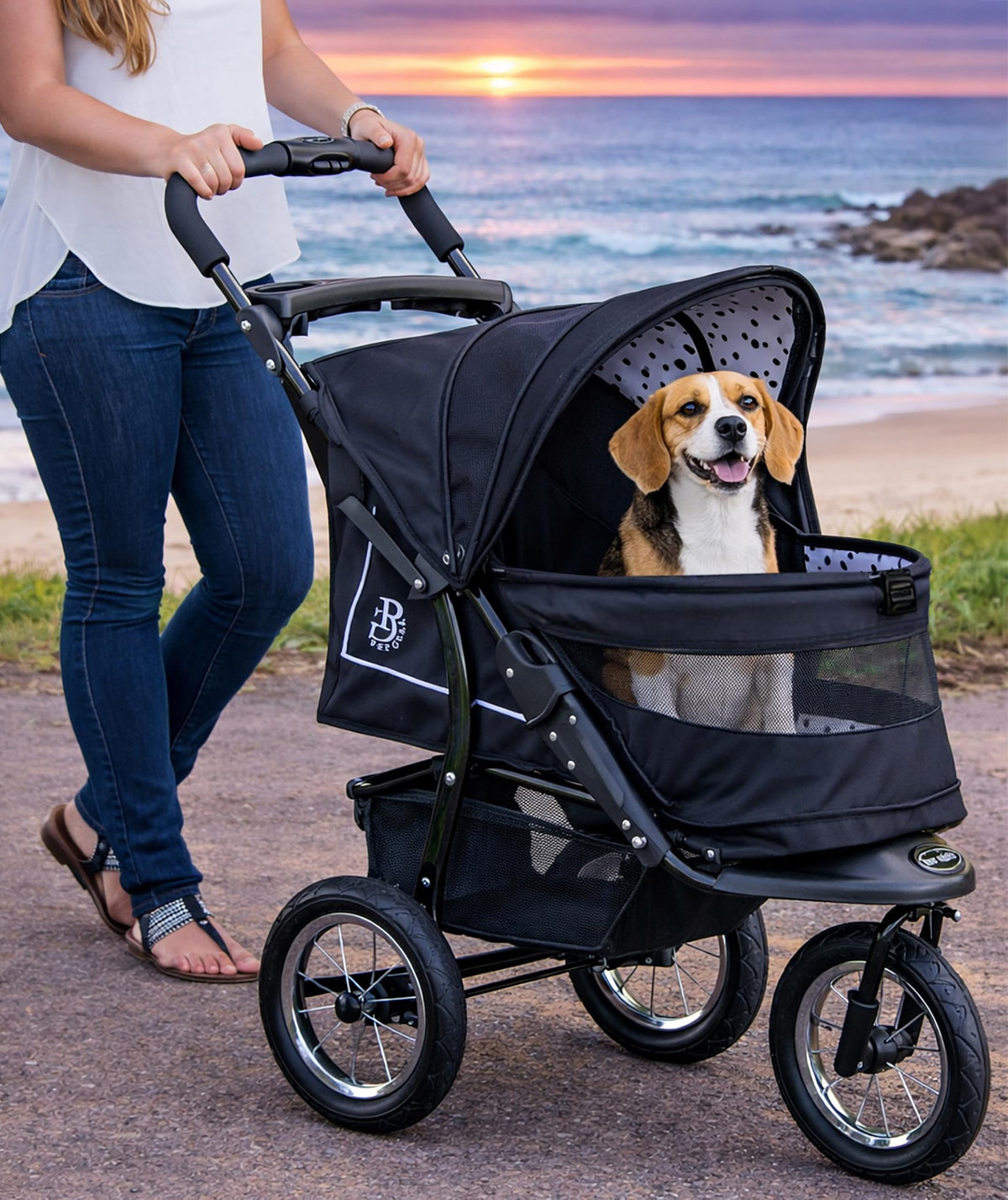 Spotted Pet Stroller H720801