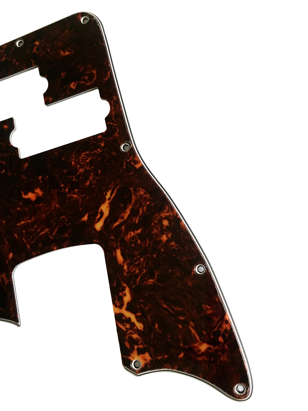 4 Ply Brown Tortoise Short Scale Guitar Pickguard Q295