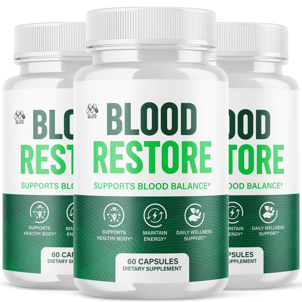 3 Pack Blood Restore Capsules 180 Capsules V645
