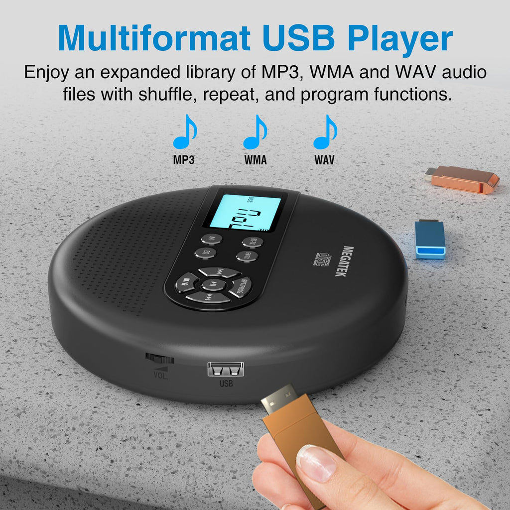 Portable CD Player with Bluetooth H6134