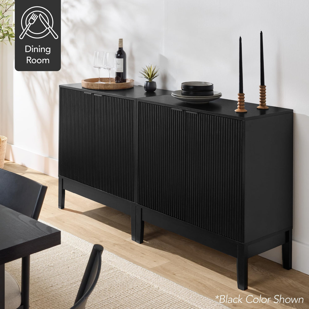 2-Door Storage Cabinet with Adjustable Shelves R116