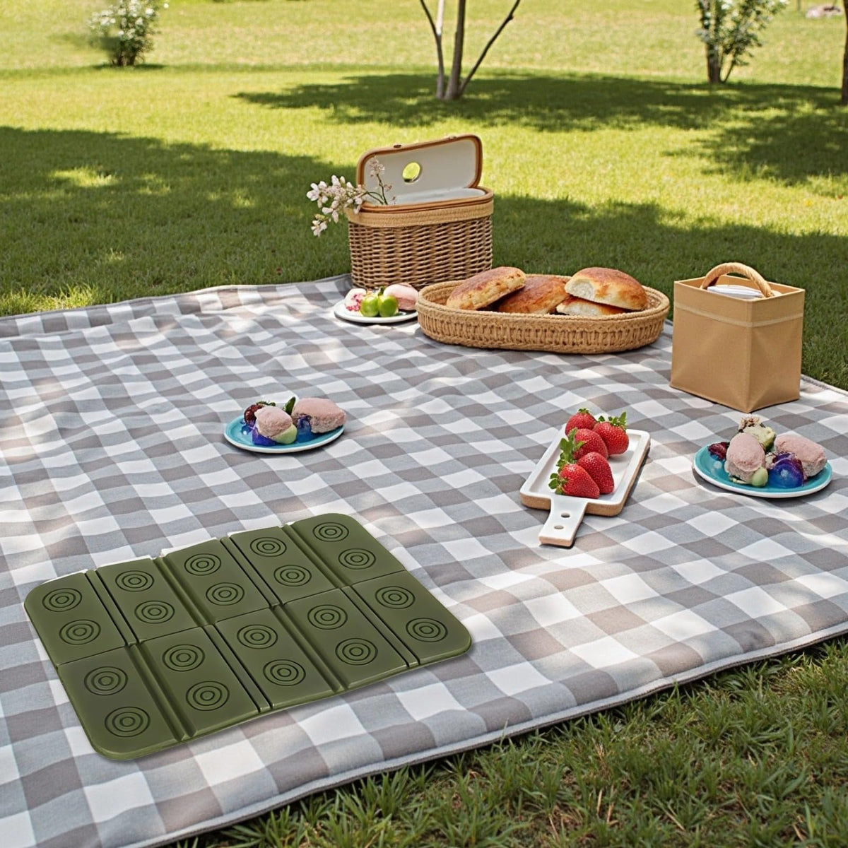 2 Pcs Waterproof Folding Foam Mats I870780
