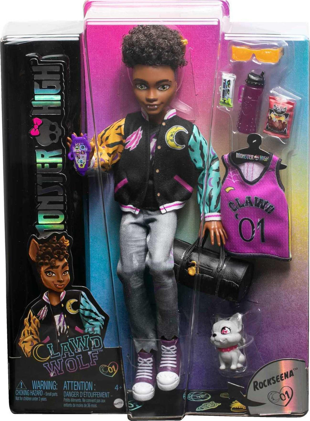 Monster High Doll with Pet Gargoyle Bulldog and Themed Accessories P5789