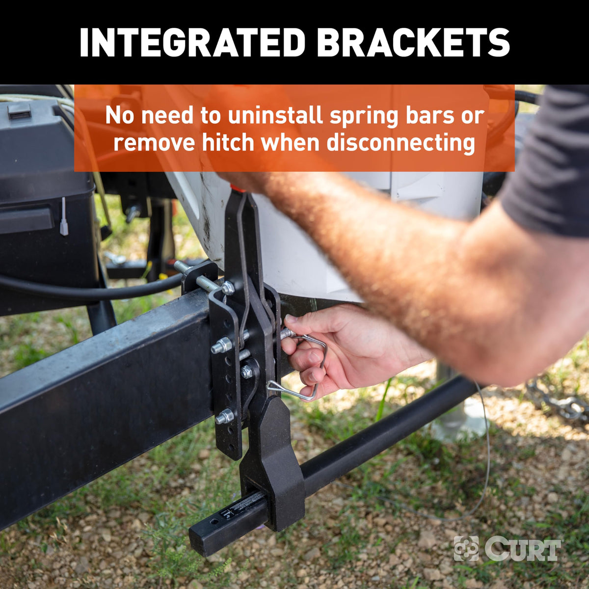 10,000 lb Trailer-Mounted Weight Distribution Hitch L1694