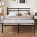 Full Size Bed Frame with Headboard and Footboard H476