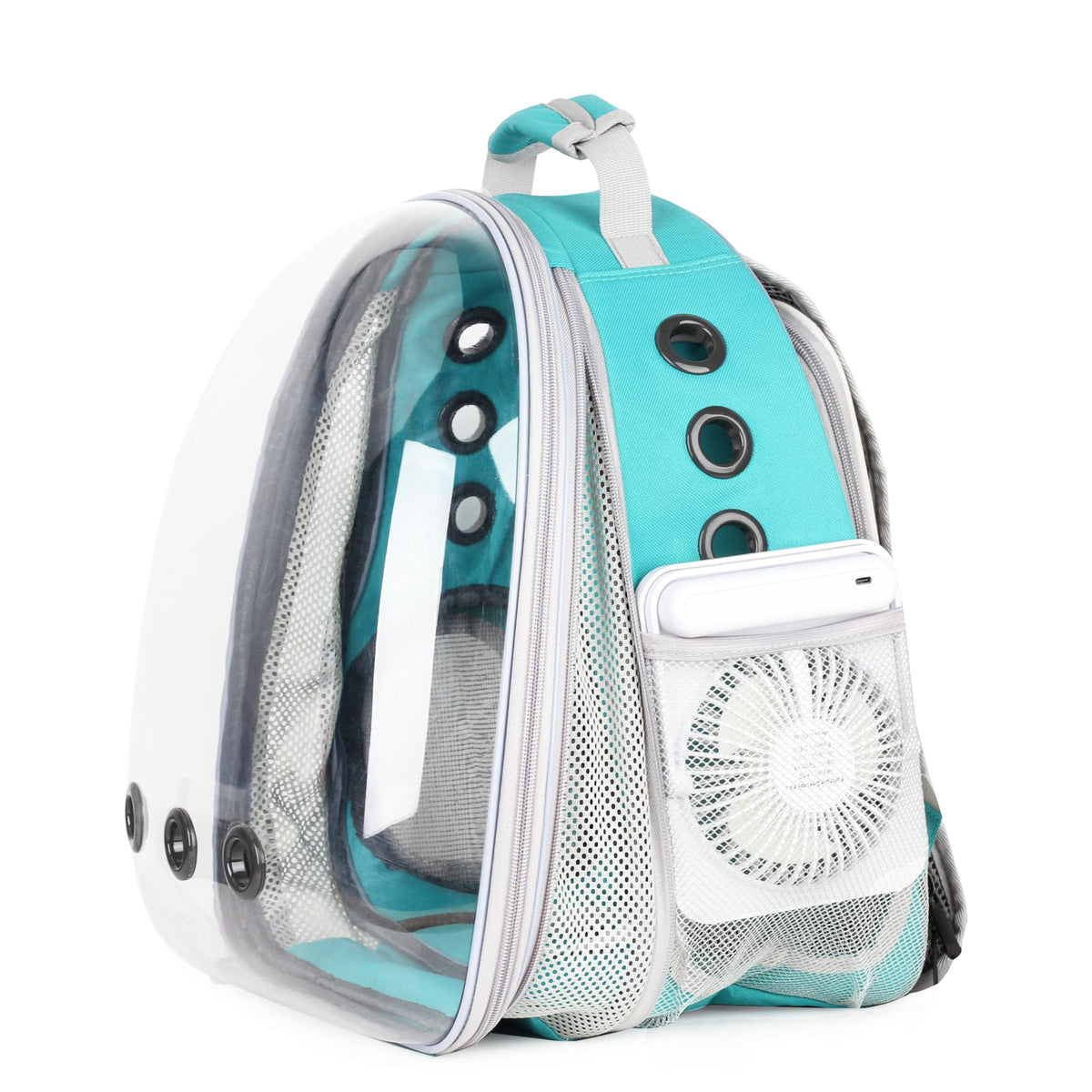 Expandable Cat Backpack with Mini Fan U5854