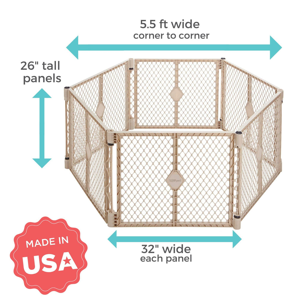 6-Panel Baby Playard Q5096