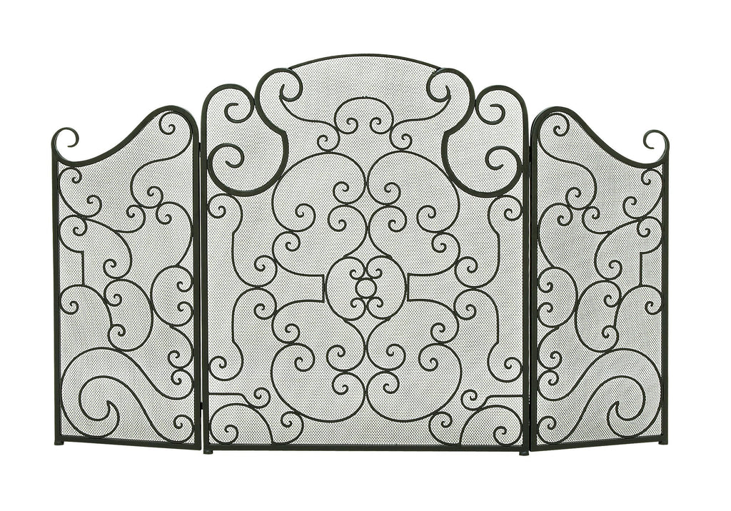 Metal 3 Panel Fireplace Screen Z190195