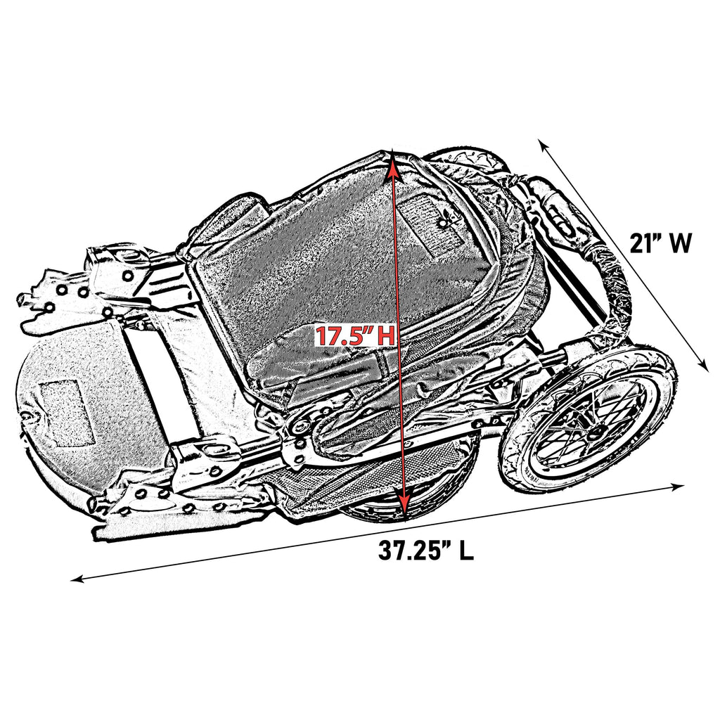 Spotted Pet Stroller H720801