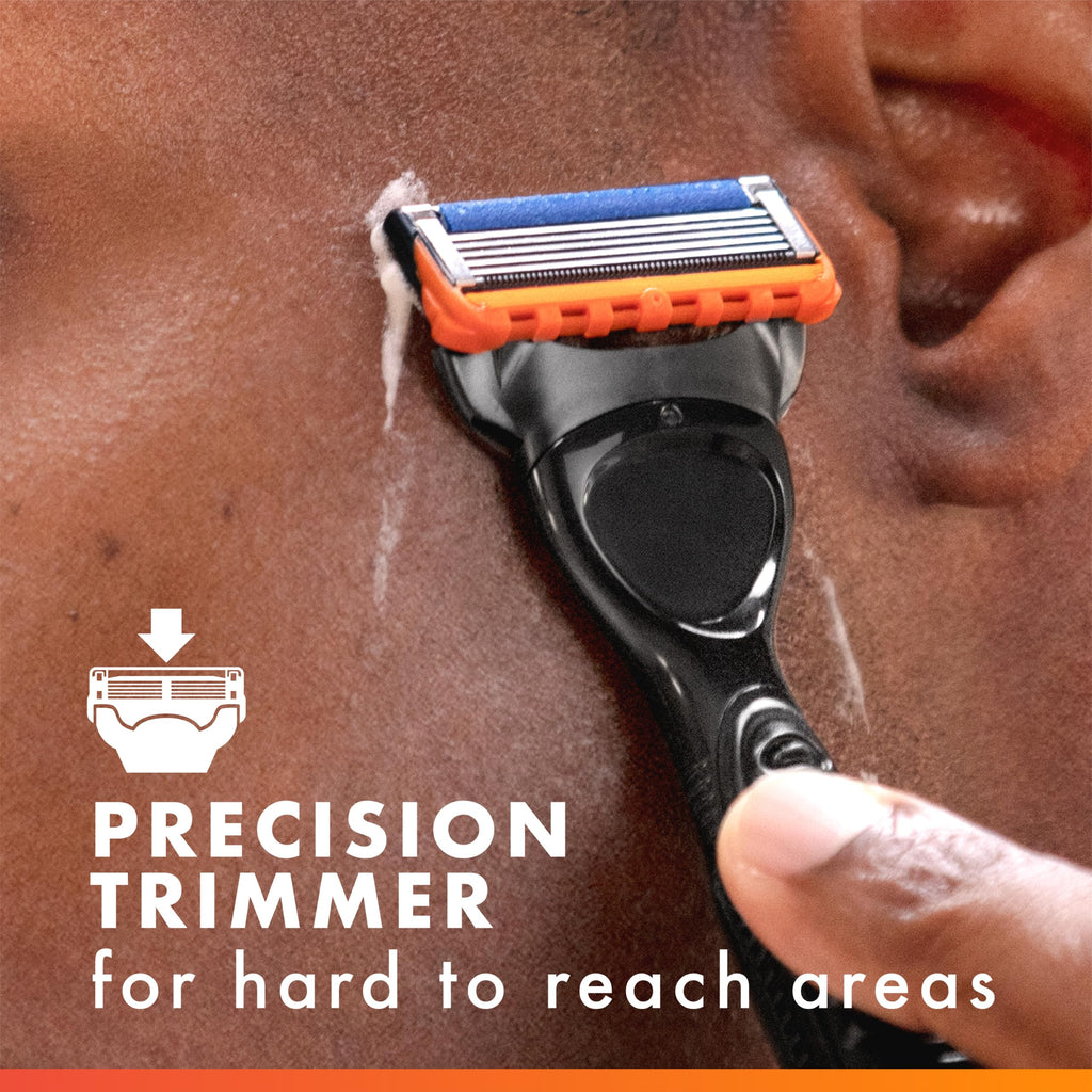 5-Blade Razor Refills with Precision Trimmer, 6 Count D3378