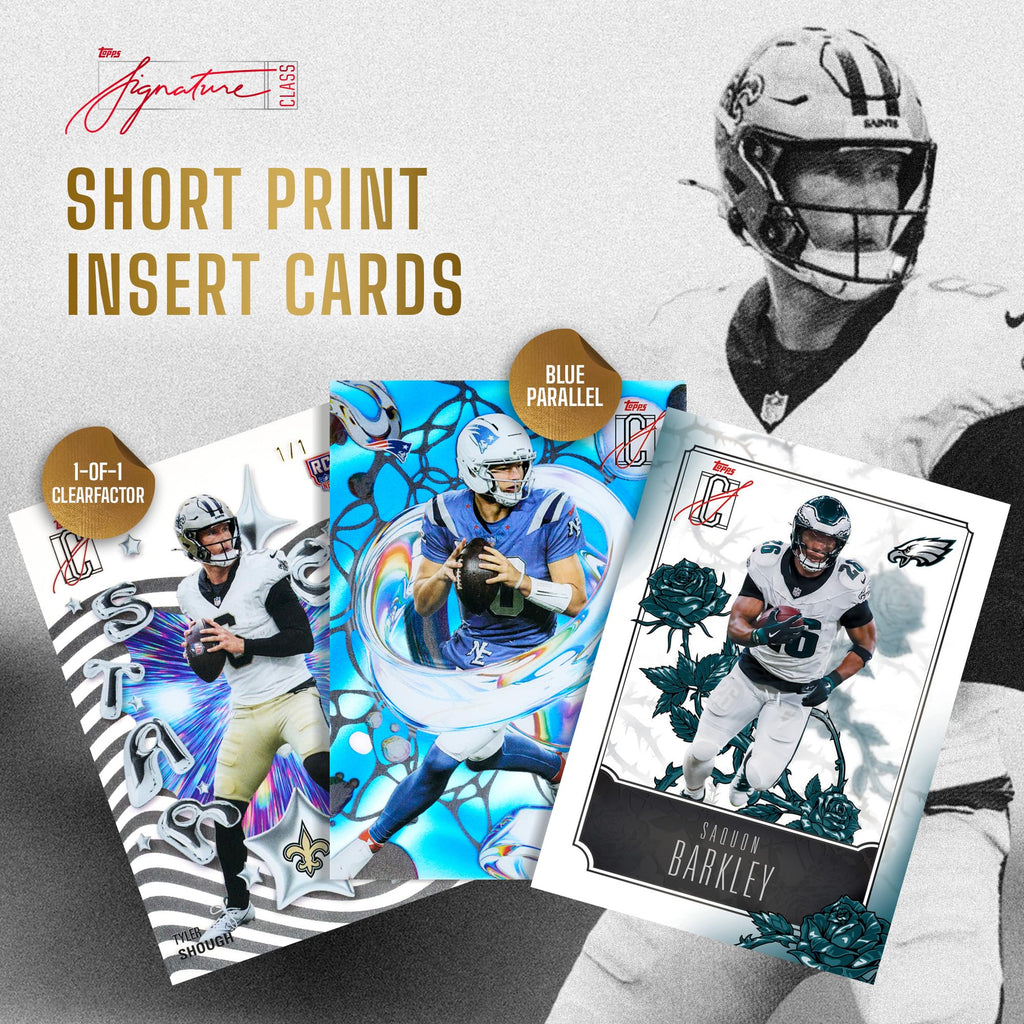 2025 Topps NFL Signature Class Football Value Box T21001
