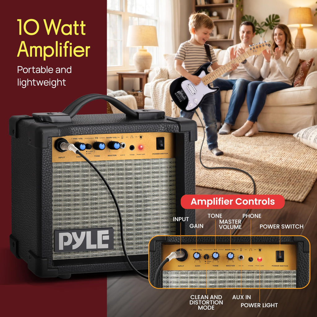 Kids Electric Guitar Starter Kit with Amplifier X741554