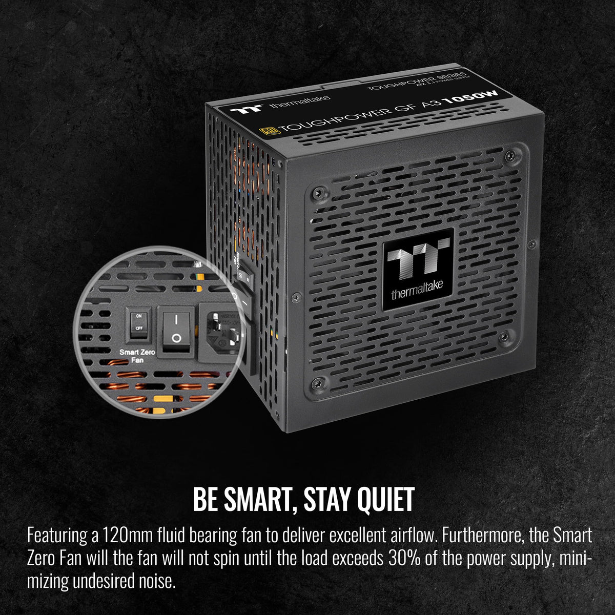 1050W 80+ Gold ATX 3.1 Power Supply K501