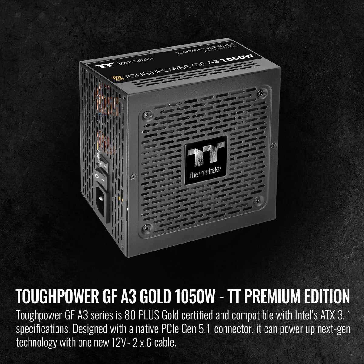 1050W 80+ Gold ATX 3.1 Power Supply K501