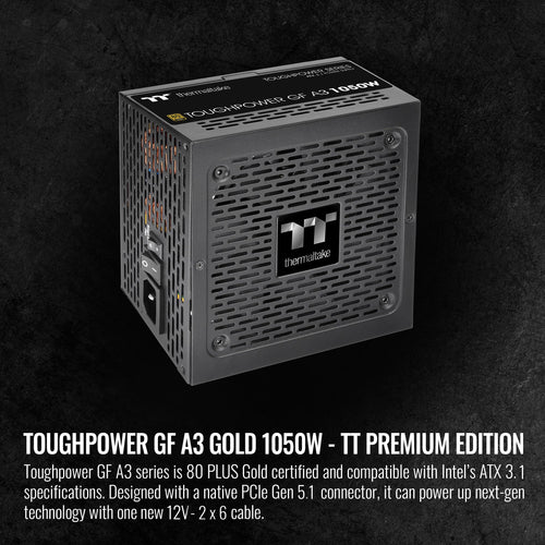 1050W 80+ Gold ATX 3.1 Power Supply K501