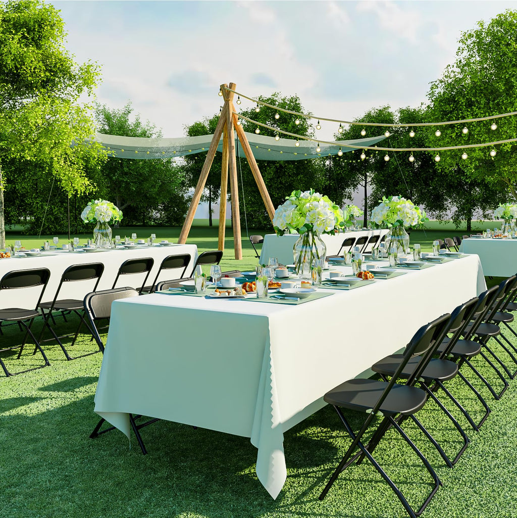 Black Plastic Folding Chairs, 10 Pack E471