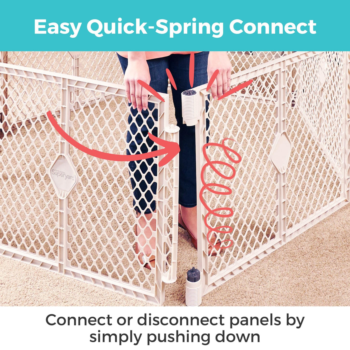 6-Panel Baby Playard Q5096