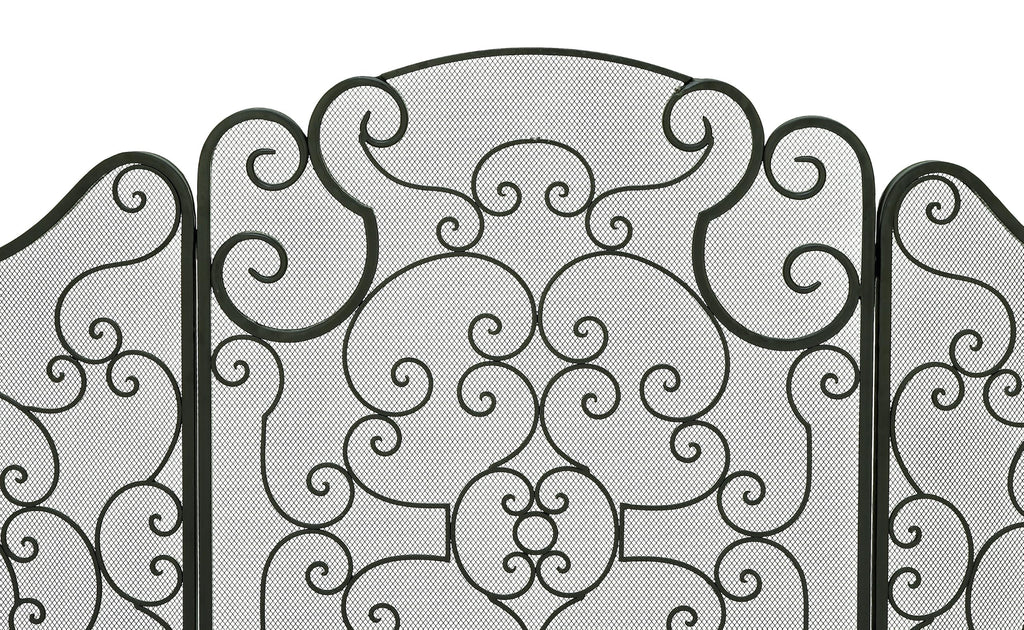Metal 3 Panel Fireplace Screen Z190195